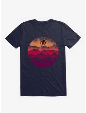 A Scene From Mars Astronaut Navy Blue T-Shirt, , hi-res