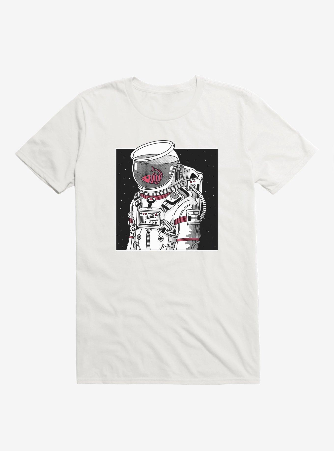Star Fish Astronaut White T-Shirt, , hi-res