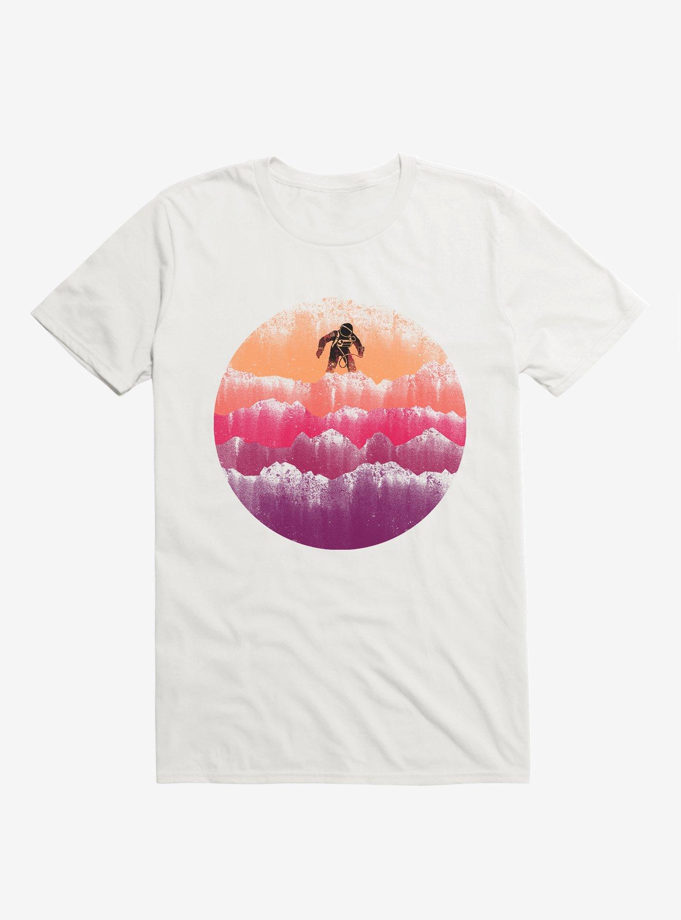 A Scene From Mars Astronaut White T-Shirt, WHITE, hi-res