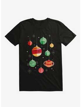 Joy Of The Universe Planet Ornaments Black T-Shirt, , hi-res