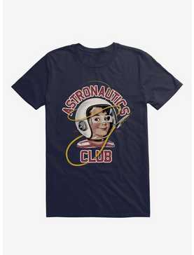 Astro Club Retro Astronaut Navy Blue T-Shirt, , hi-res