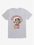 Astro Club Retro Astronaut Sport Grey T-Shirt, SPORT GRAY, hi-res
