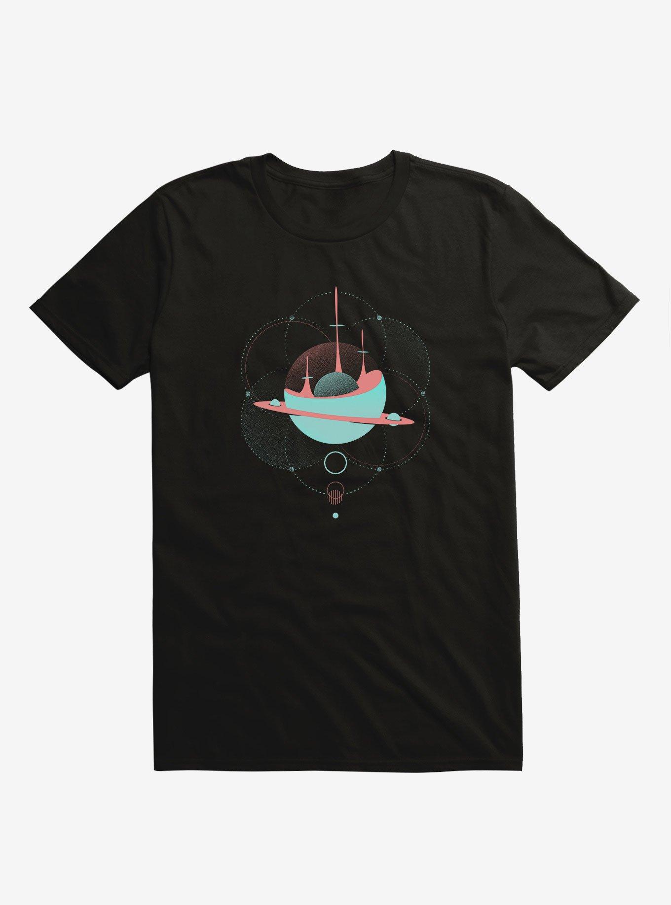 Surface To Air Space Black T-Shirt, , hi-res