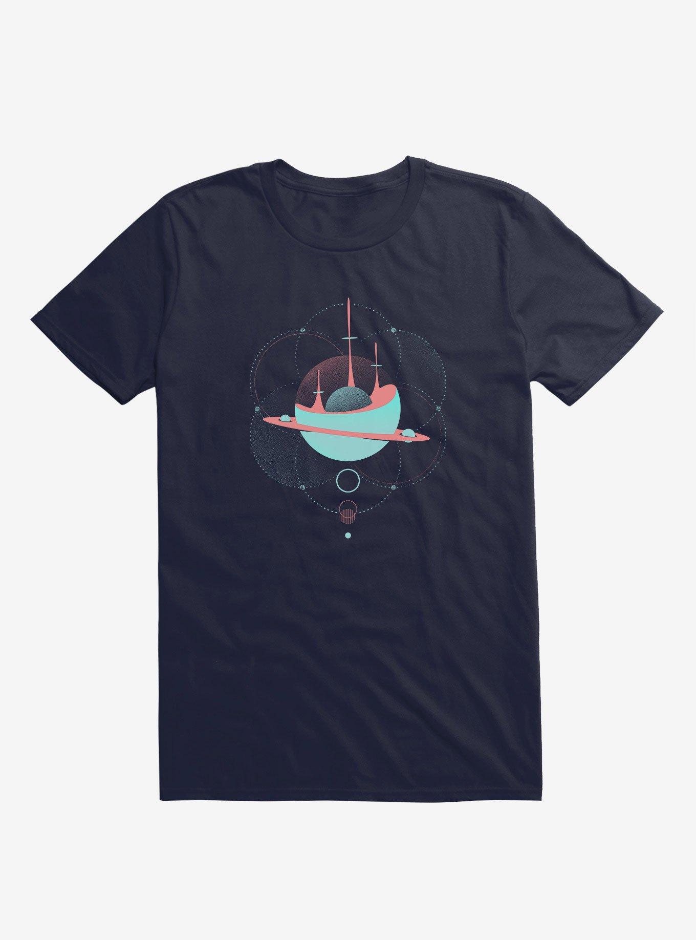 Surface To Air Space Navy Blue T-Shirt, NAVY, hi-res