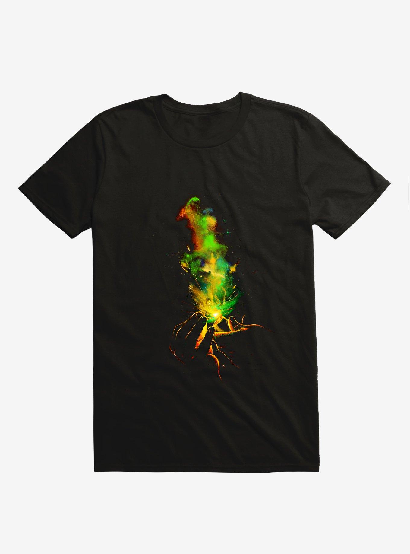 Light It Up Hands Black T-Shirt, , hi-res