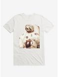 Astronaut Sloth White T-Shirt, WHITE, hi-res