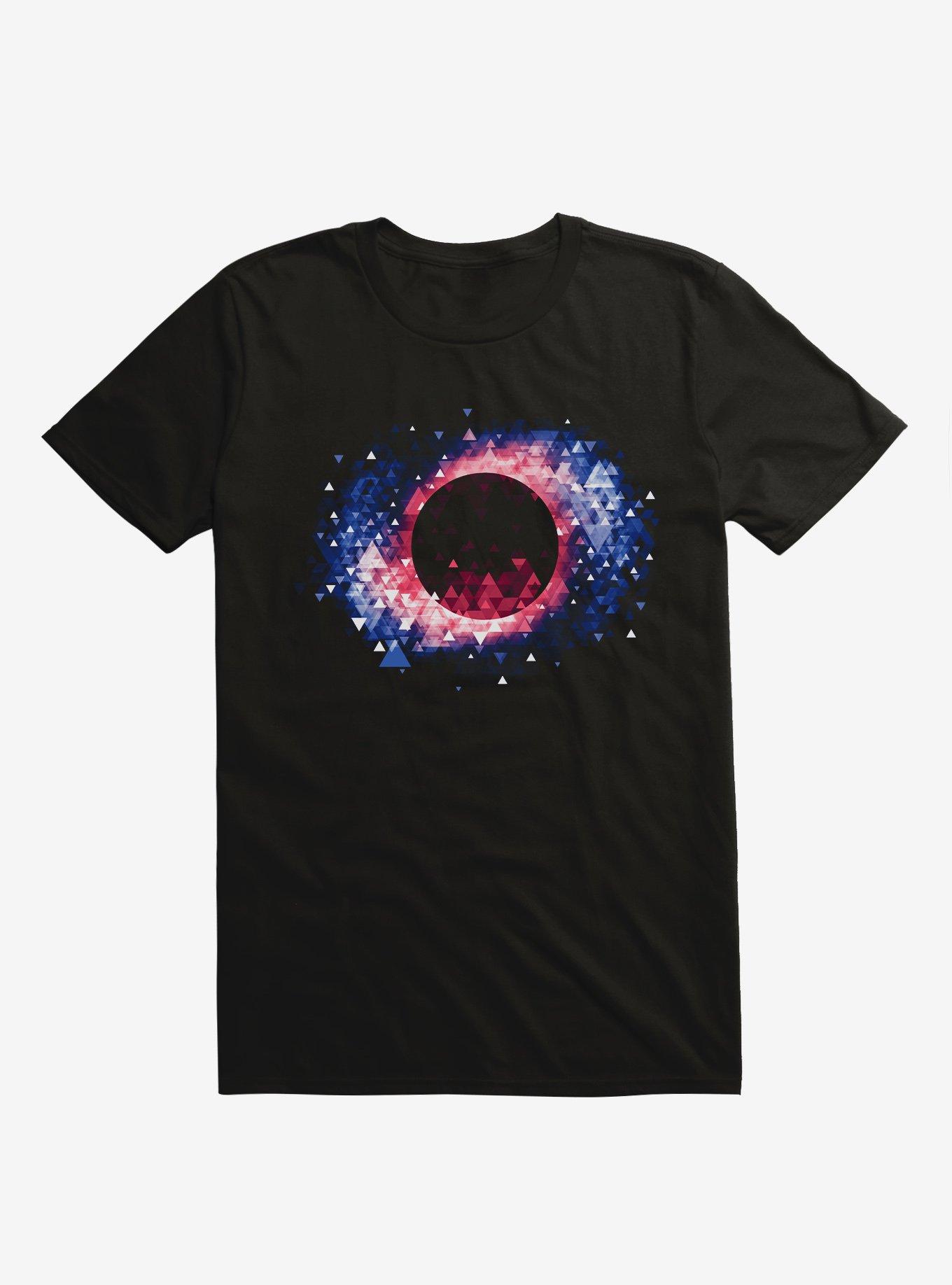 Black Hole Space Black T-Shirt, BLACK, hi-res