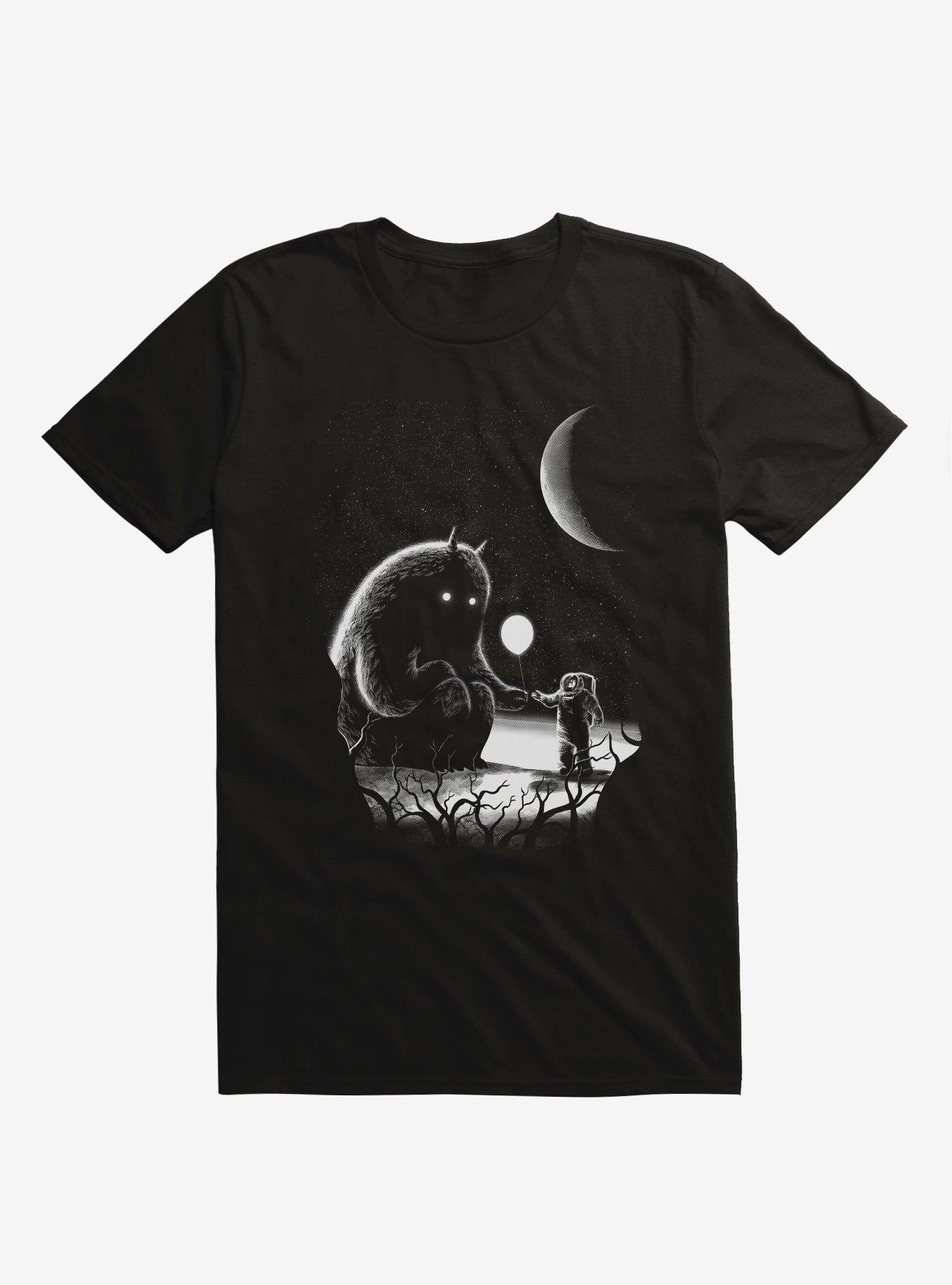 The Guest Astronaut And Extraterrestrial Black T-Shirt, BLACK, hi-res