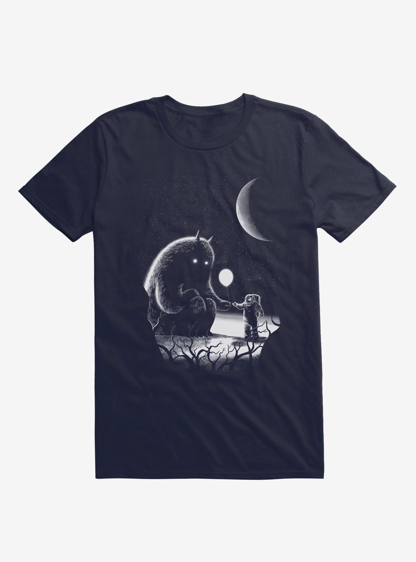 The Guest Astronaut And Extraterrestrial Navy Blue T-Shirt, , hi-res