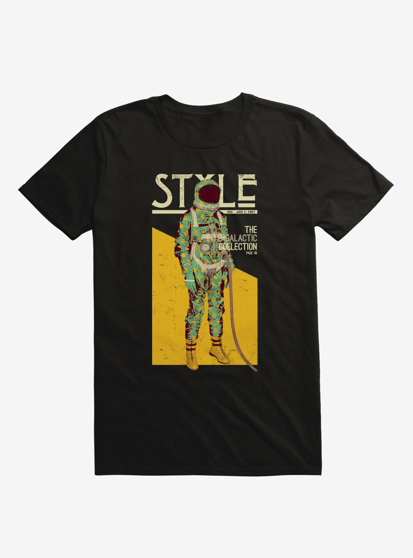 The Intergalactic Collection Astronaut Black T-Shirt, BLACK, hi-res