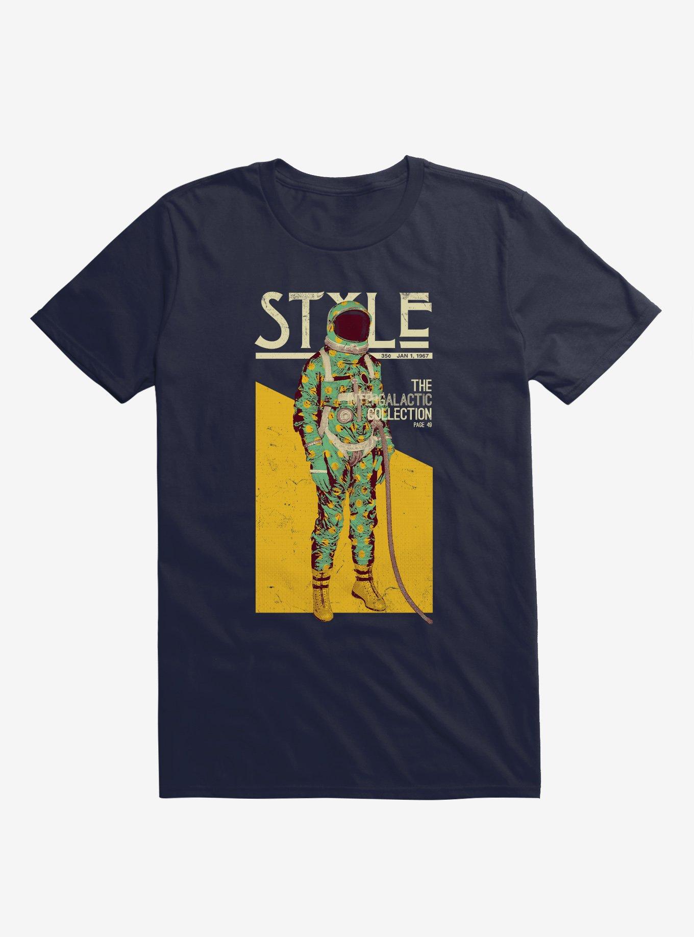 The Intergalactic Collection Astronaut Navy Blue T-Shirt, , hi-res