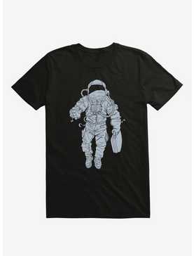 Daily Commute Astronaut Moon Black T-Shirt, , hi-res