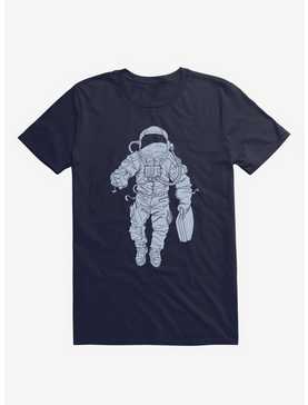 Daily Commute Astronaut Moon Navy Blue T-Shirt, , hi-res