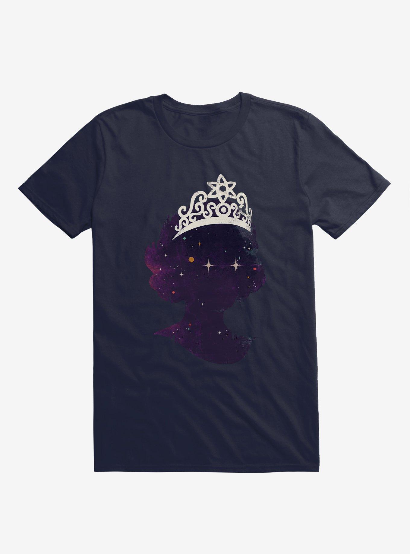 Miss U Galaxy Navy Blue T-Shirt, , hi-res