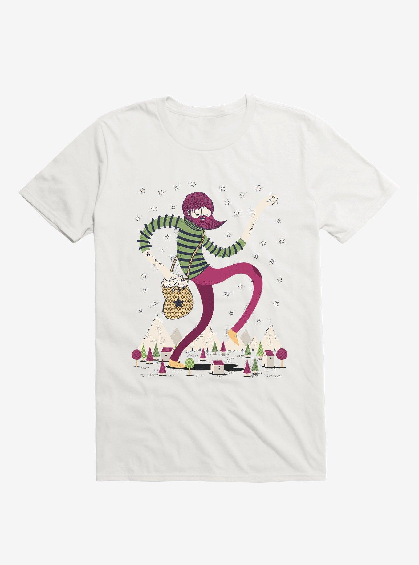 The Night Sky Maker Stars White T-Shirt, , hi-res