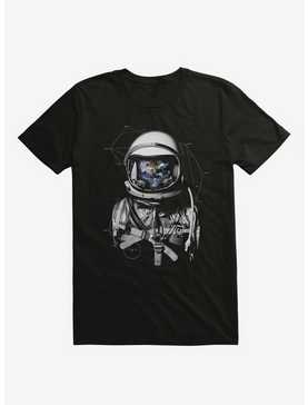 The Program Astronaut And Earth Black T-Shirt, , hi-res