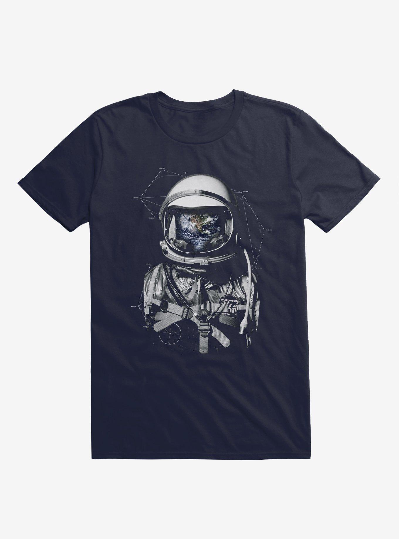 The Program Astronaut And Earth Navy Blue T-Shirt, , hi-res