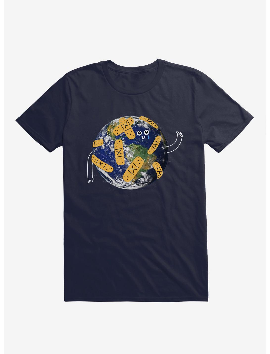 Feel Better Earth Navy Blue T-Shirt, NAVY, hi-res