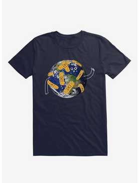 Feel Better Earth Navy Blue T-Shirt, , hi-res
