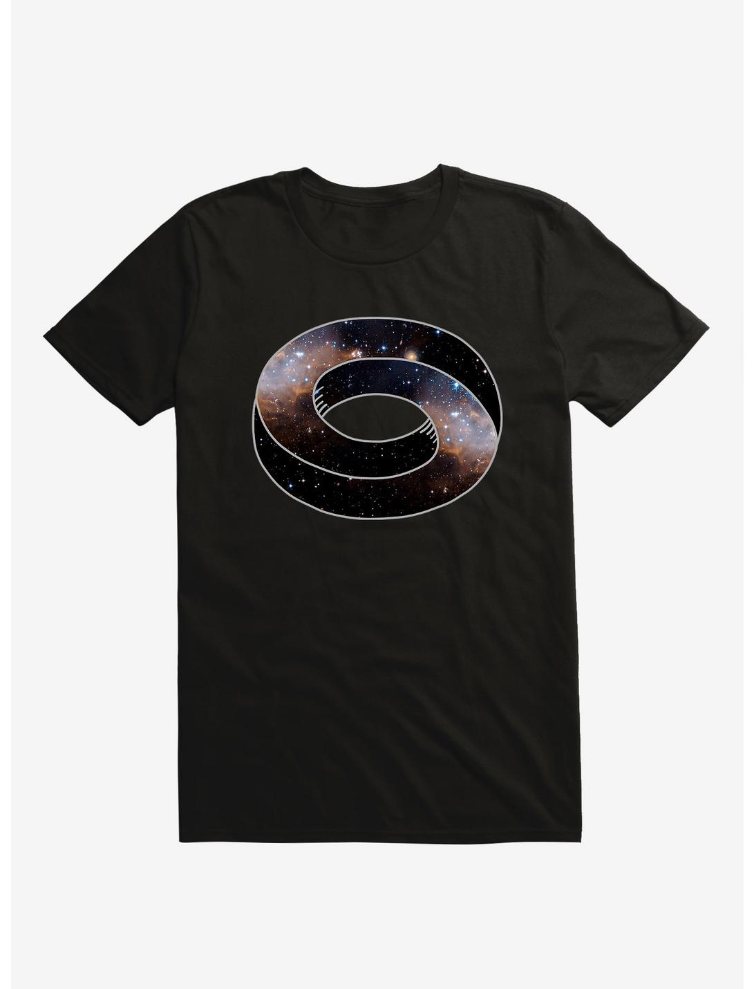 The Universe Cycle Galaxy Black T-Shirt, BLACK, hi-res