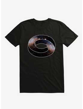 The Universe Cycle Galaxy Black T-Shirt, , hi-res
