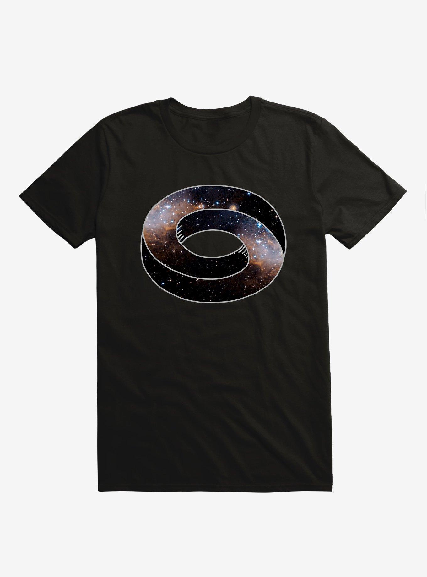 The Universe Cycle Galaxy Black T-Shirt, , hi-res