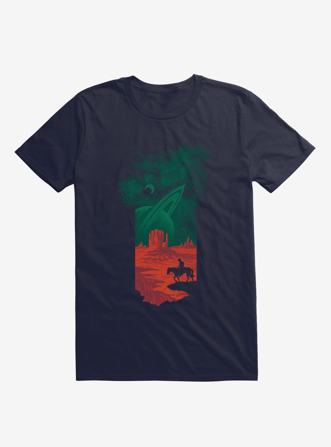 Filan Fontiersman Cowboy Space Navy Blue T-Shirt, , hi-res