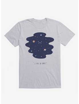 Negative Space Stars And Planets Sport Grey T-Shirt, , hi-res