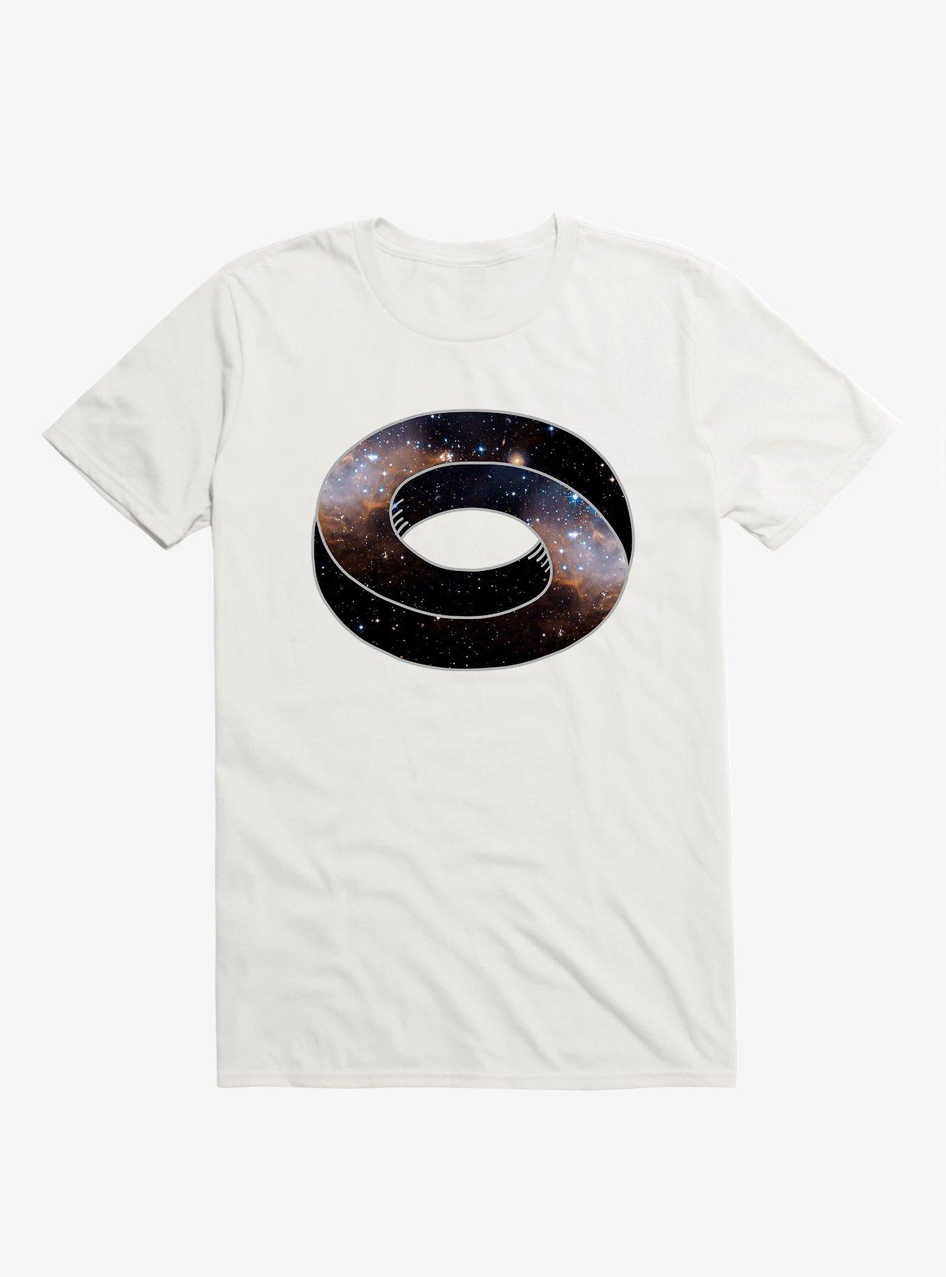 The Universe Cycle Galaxy White T-Shirt, WHITE, hi-res
