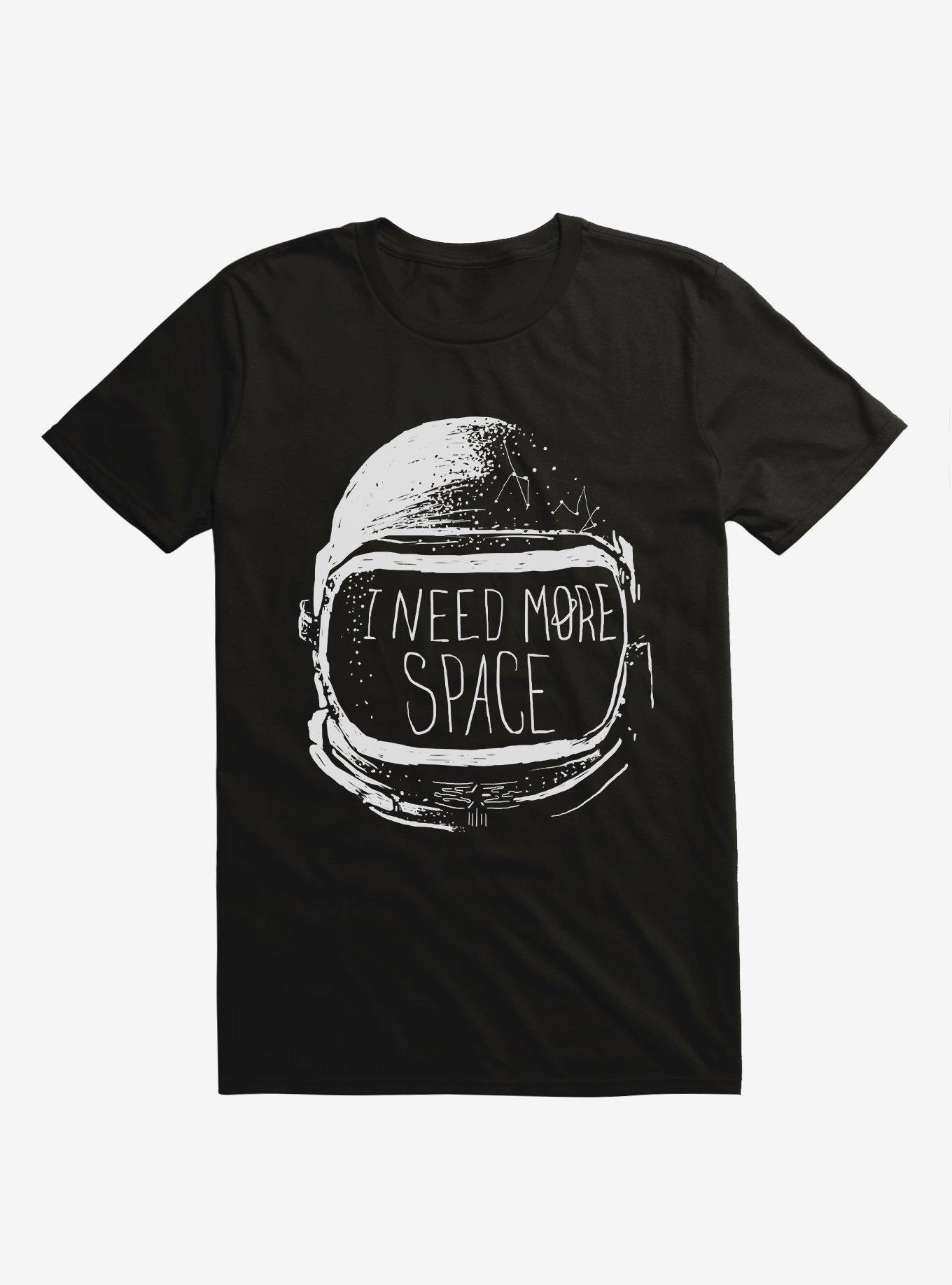 Never Date An Astronaut Space Black T-Shirt, BLACK, hi-res