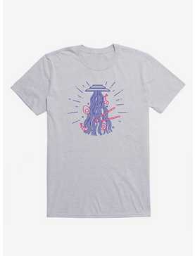 From Outer Space Ramen Spaceship Sport Grey T-Shirt, , hi-res