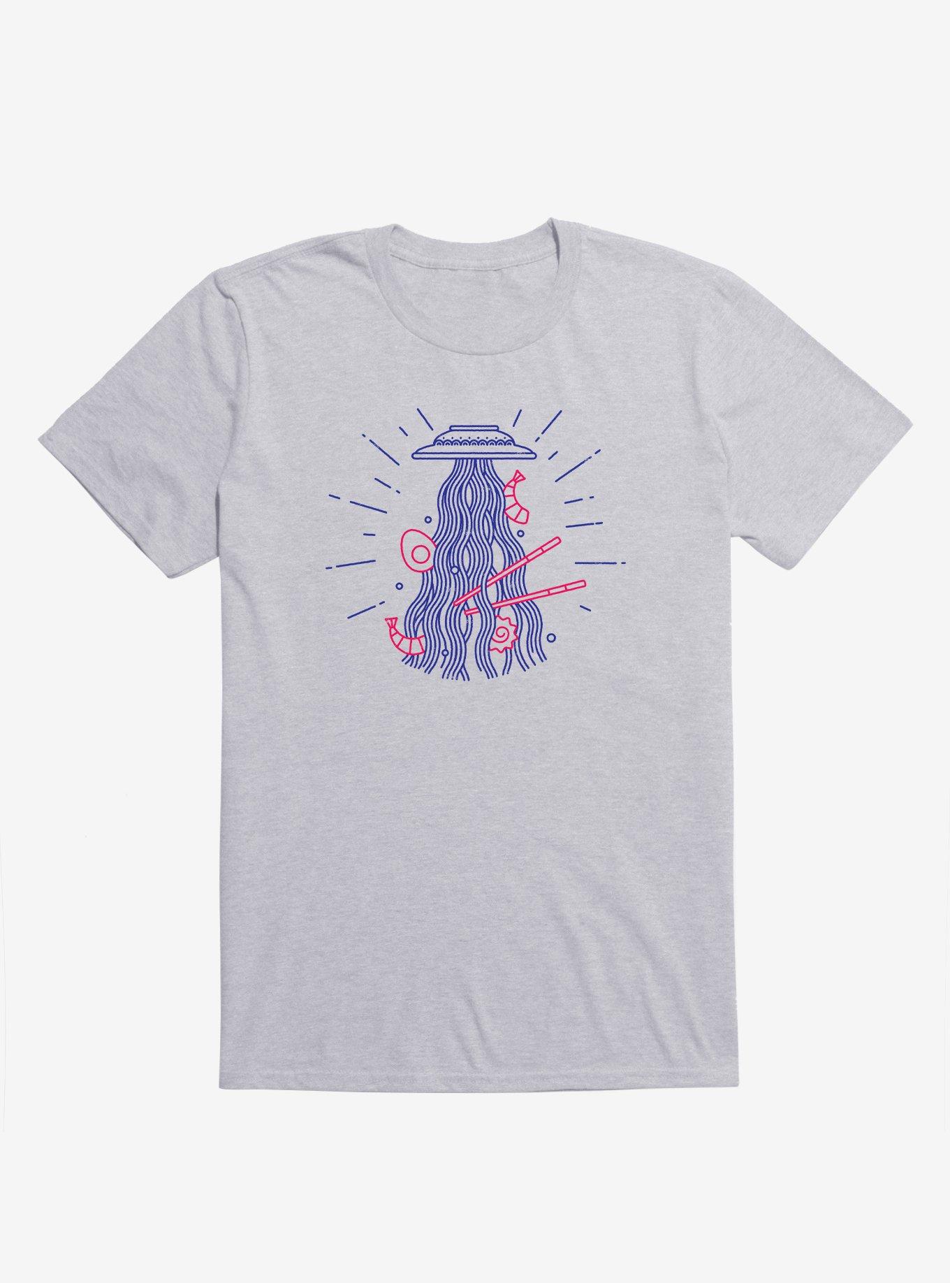 From Outer Space Ramen Spaceship Sport Grey T-Shirt, , hi-res