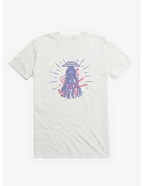 From Outer Space Ramen Spaceship White T-Shirt, , hi-res