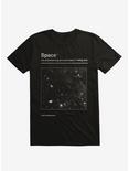 Never Ending Space Black T-Shirt, BLACK, hi-res