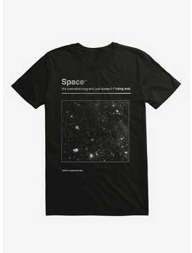 Never Ending Space Black T-Shirt, , hi-res
