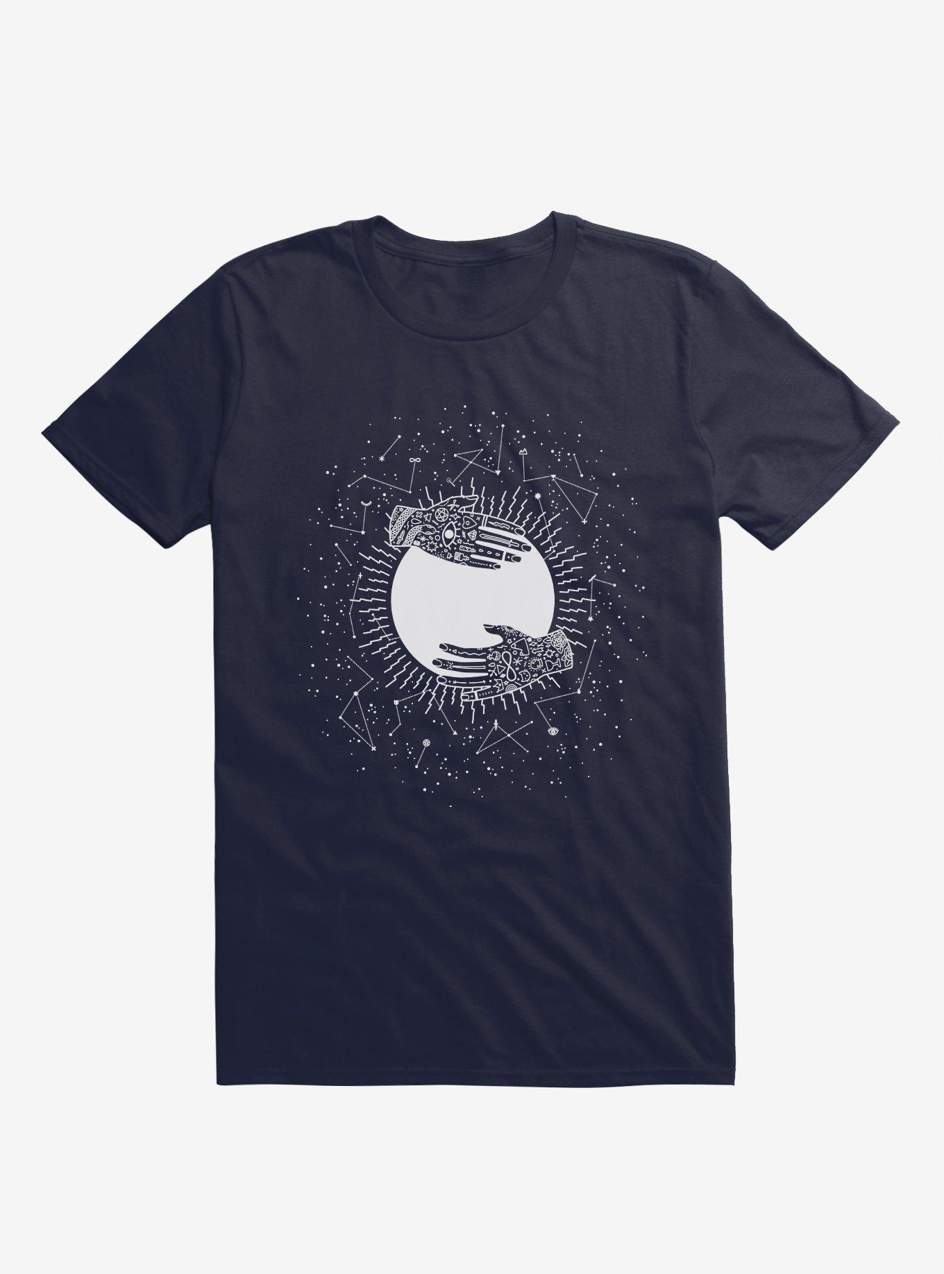 Full Moon Camille Chew Navy Blue T-Shirt, NAVY, hi-res