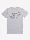 Otter Space Black T-Shirt, SPORT GRAY, hi-res
