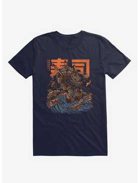 Great Sushi Dragon Navy Blue T-Shirt, , hi-res