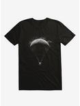 Parachute Moon Black T-Shirt, BLACK, hi-res