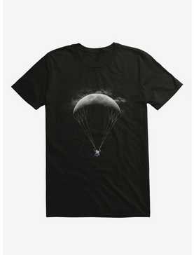 Parachute Moon Black T-Shirt, , hi-res