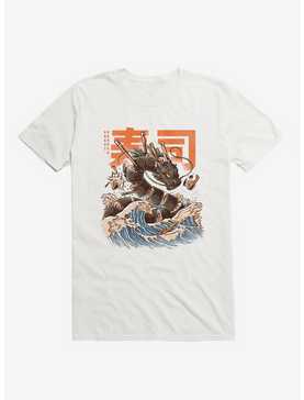 Great Sushi Dragon White T-Shirt, , hi-res