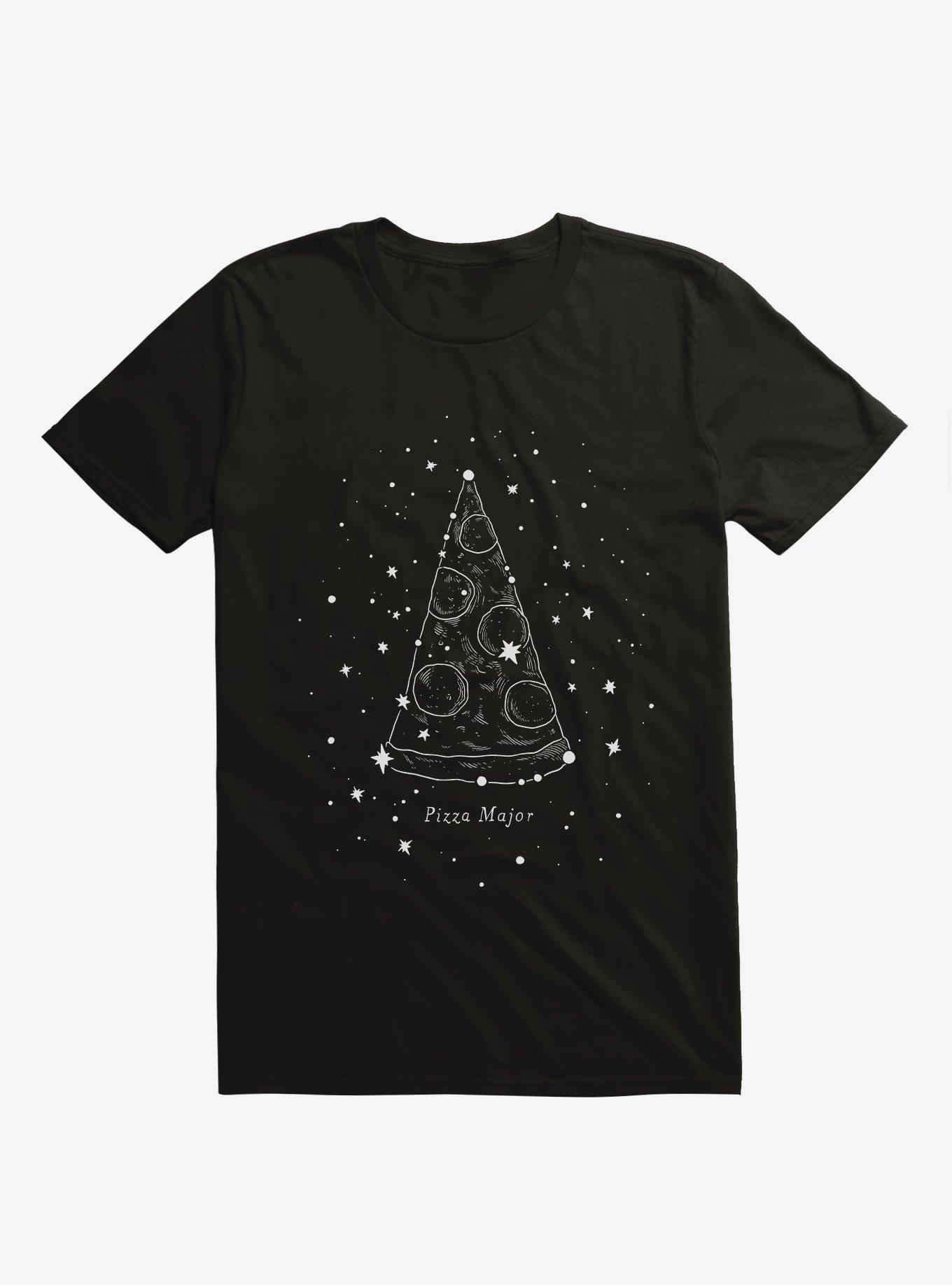 Pizza Major Stars Black T-Shirt, , hi-res