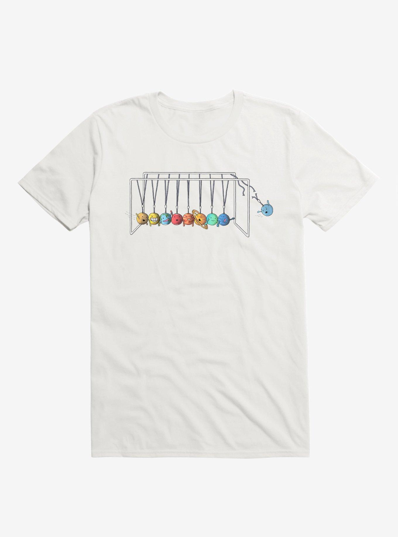 Planet System White T-Shirt, WHITE, hi-res
