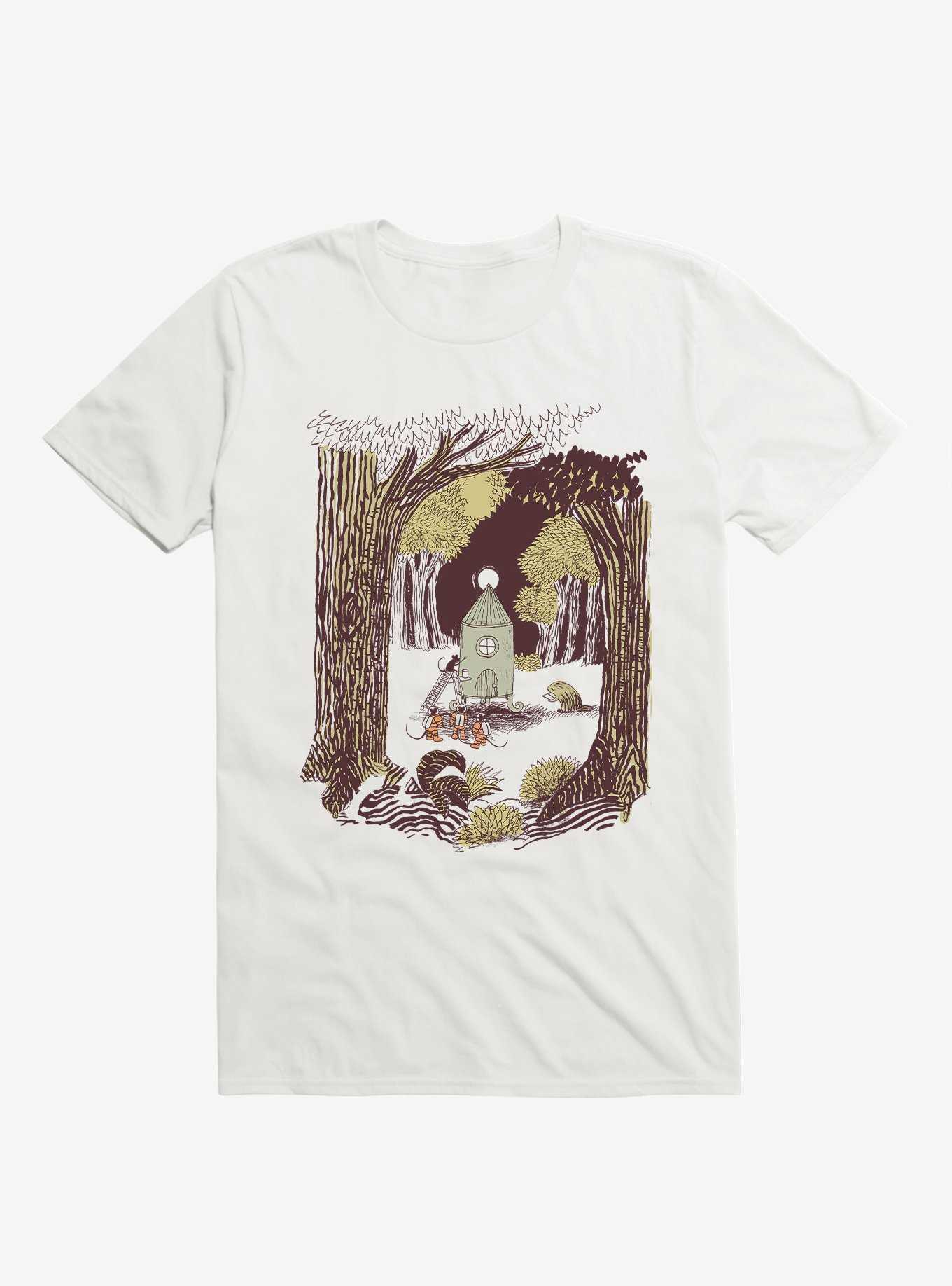 In The Clearing Mouse Astronaut White T-Shirt, , hi-res