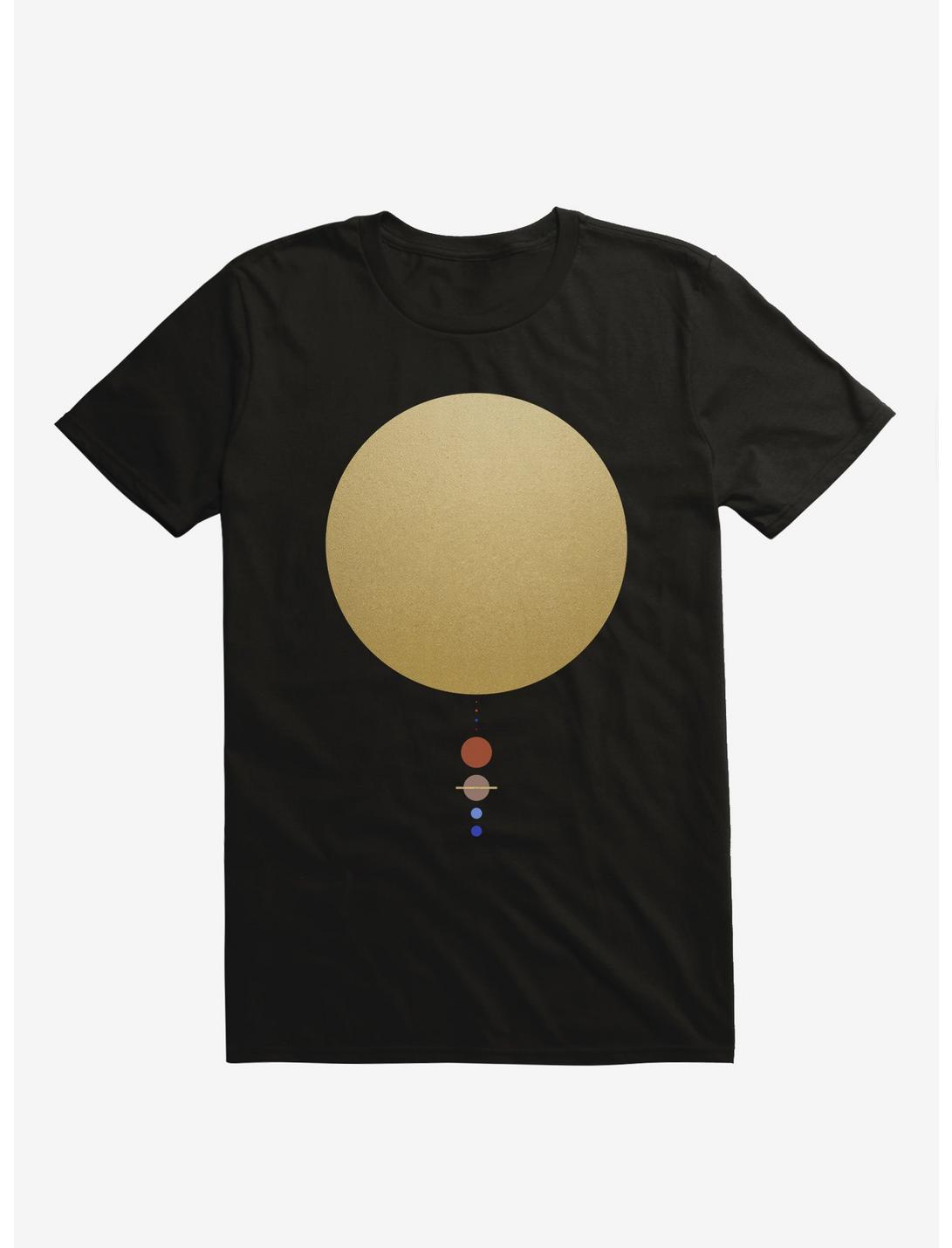 Solar System Aparaat Black T-Shirt, BLACK, hi-res