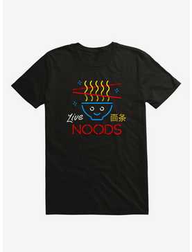 Live Noods Noodle Black T-Shirt, , hi-res