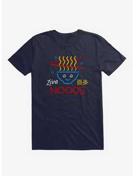 Live Noods Noodle Navy Blue T-Shirt, , hi-res
