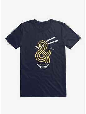 Ramen Ampersand Noodles Navy Blue T-Shirt, , hi-res