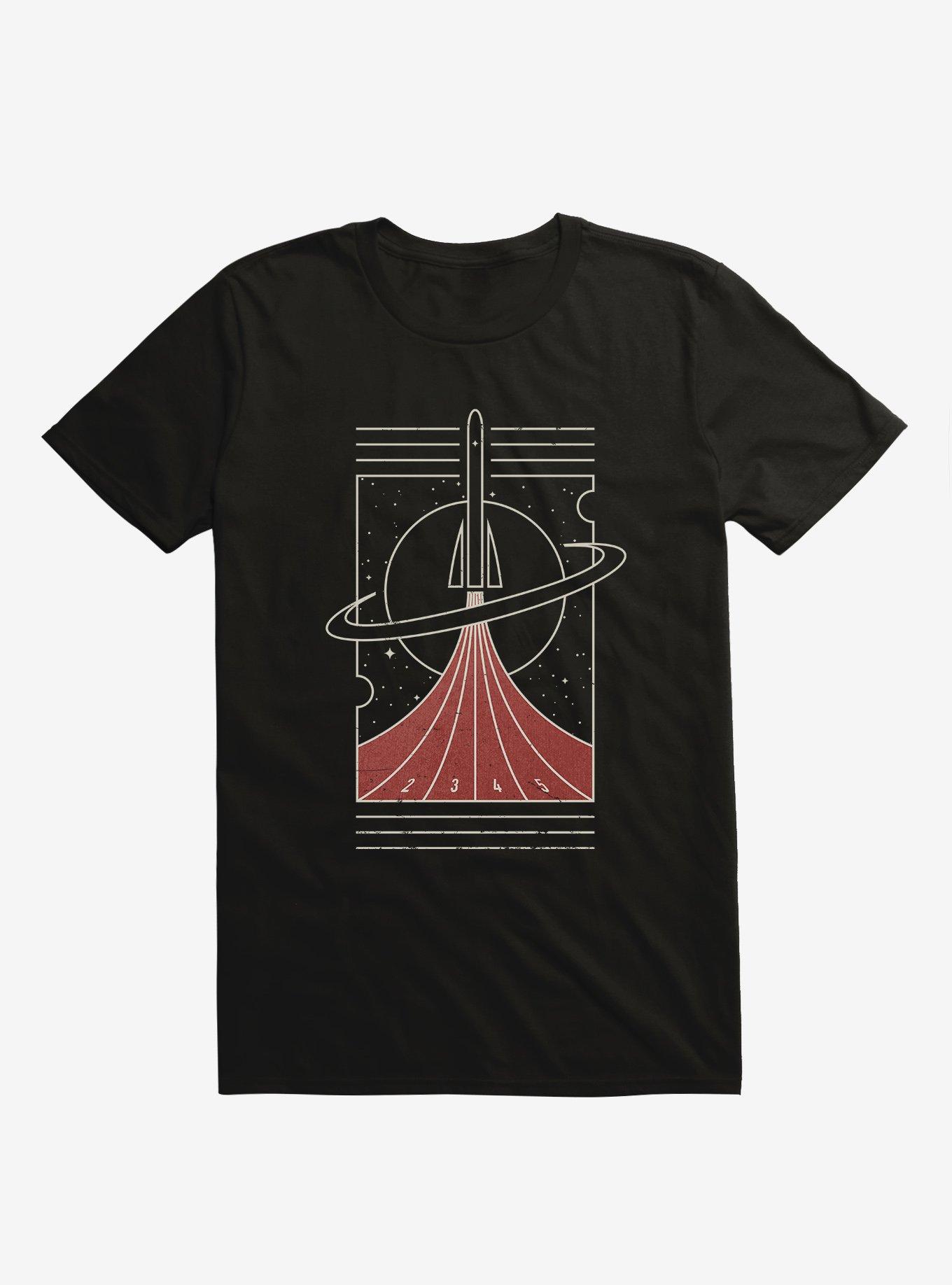 Space Race Aparaat Black T-Shirt, , hi-res
