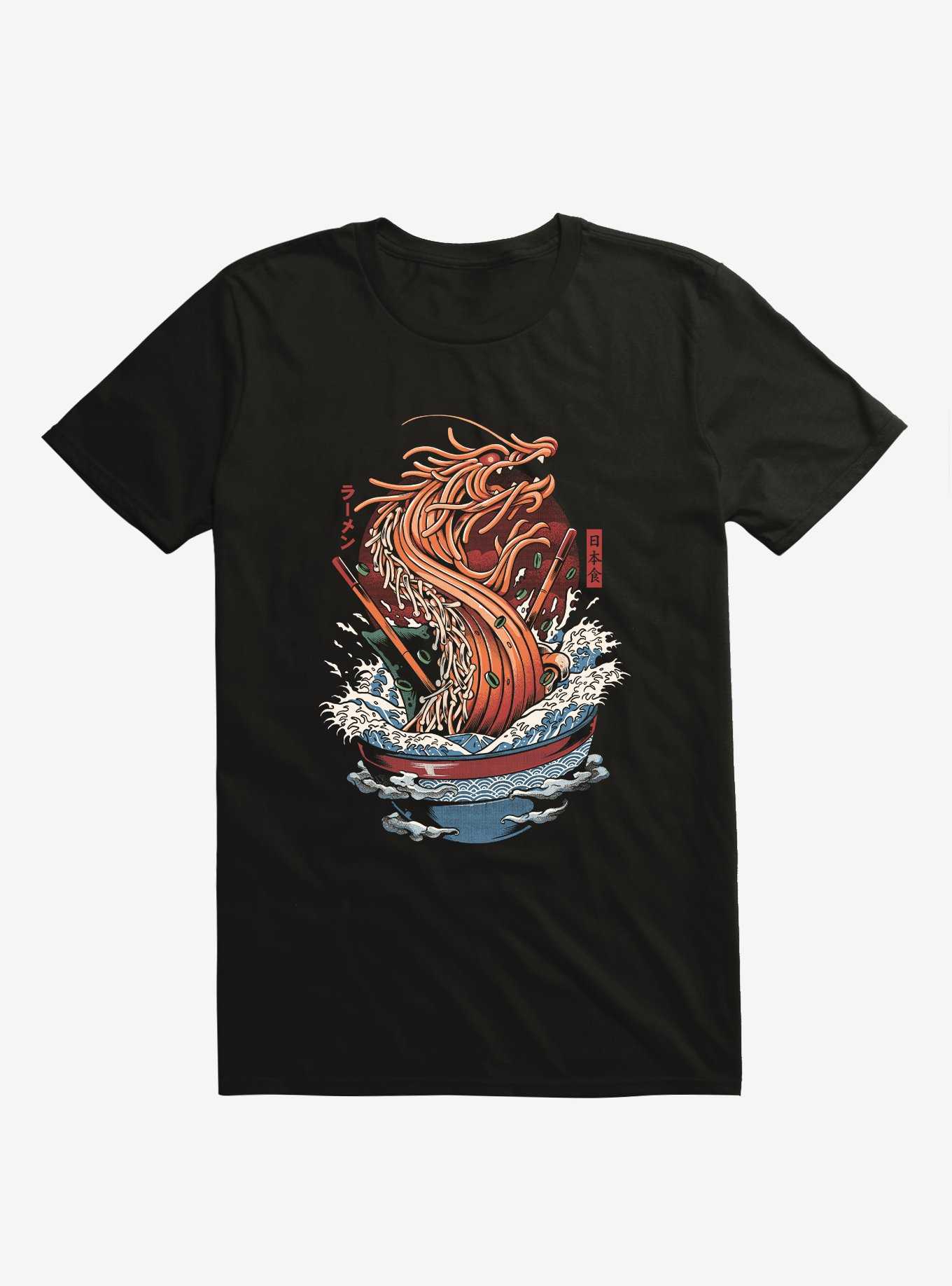 Ramen Dragon Noodles Black T-Shirt, , hi-res